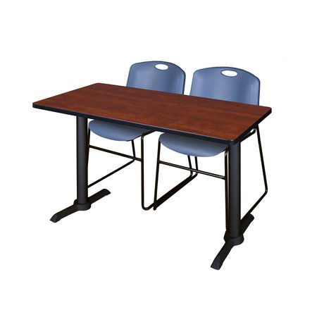 CAIN Rectangle Tables > Training Tables > Cain Training Table & Chair Sets, 48 X 24 X 29, Cherry MTRCT4824CH44BE